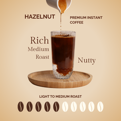 Fillcoff Premium Instant Coffee – Hazelnut Flavour