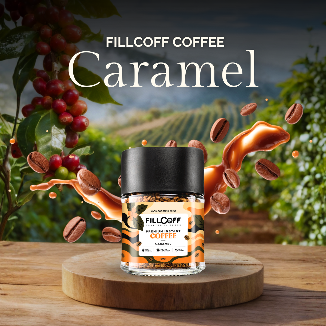 Fillcoff Premium Instant Coffee – Caramel Flavour
