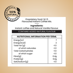 Fillcoff Premium Instant Coffee – Vanilla Flavour