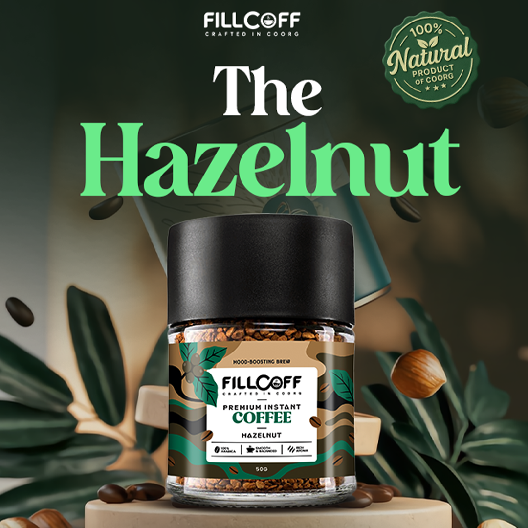 Fillcoff Premium Instant Coffee – Hazelnut Flavour